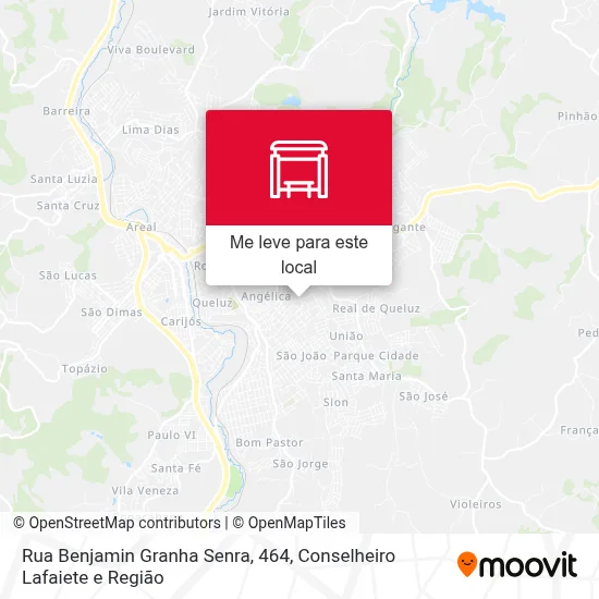 Rua Benjamin Granha Senra, 464 mapa