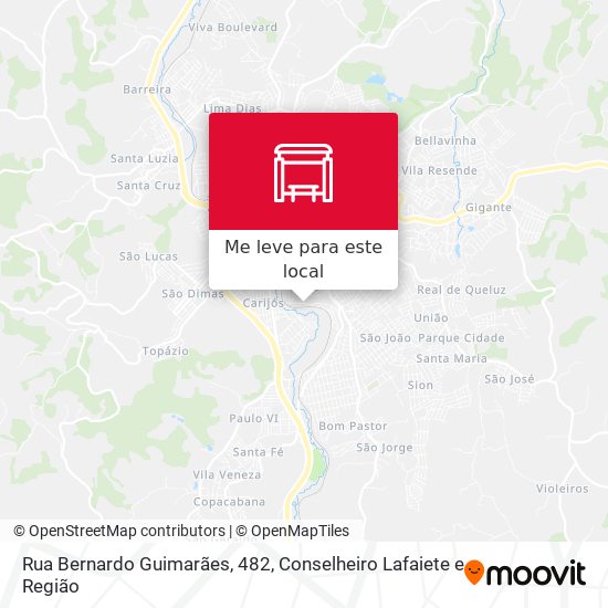 Rua Bernardo Guimarães, 482 mapa