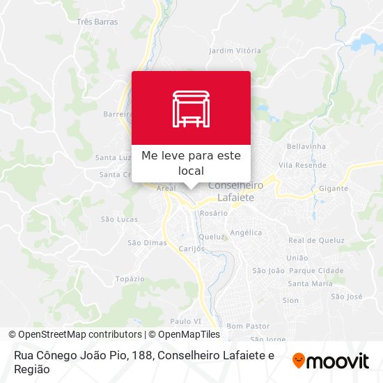 Rua Cônego João Pio, 188 mapa