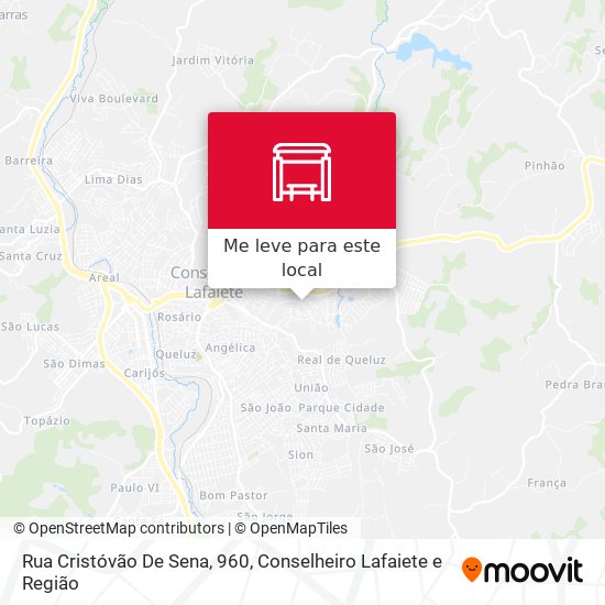 Rua Cristóvão De Sena, 960 mapa