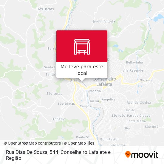 Rua Dias De Souza, 544 mapa