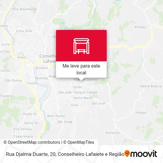 Rua Djalma Duarte, 20 mapa