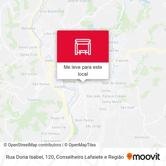 Rua Dona Isabel, 120 mapa
