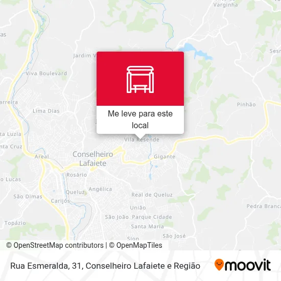 Rua Esmeralda, 31 mapa