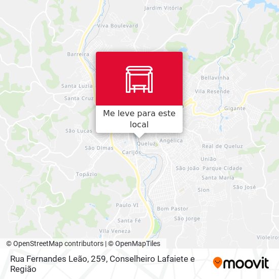 Rua Fernandes Leão, 259 mapa