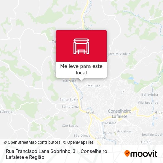 Rua Francisco Lana Sobrinho, 31 mapa