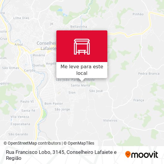 Rua Francisco Lobo, 3145 mapa