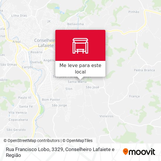 Rua Francisco Lobo, 3329 mapa