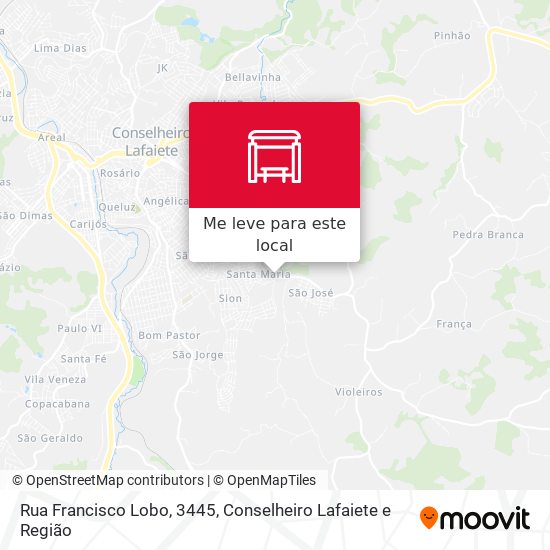Rua Francisco Lobo, 3445 mapa