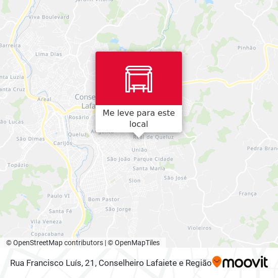 Rua Francisco Luís, 21 mapa