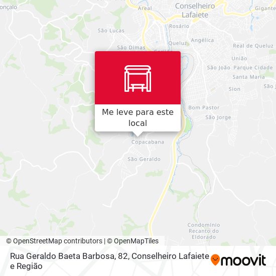 Rua Geraldo Baeta Barbosa, 82 mapa