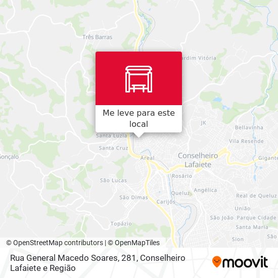 Rua General Macedo Soares, 281 mapa