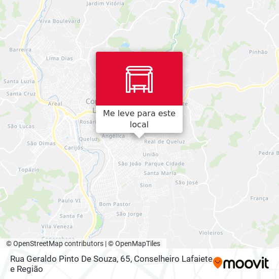 Rua Geraldo Pinto De Souza, 65 mapa