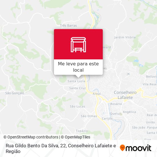 Rua Gildo Bento Da Silva, 22 mapa