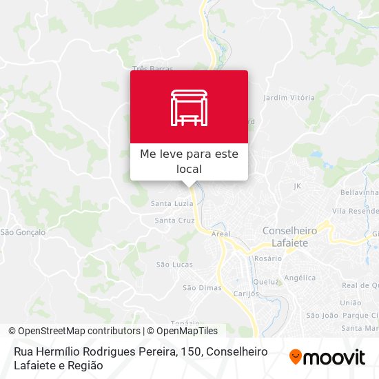 Rua Hermílio Rodrigues Pereira, 150 mapa