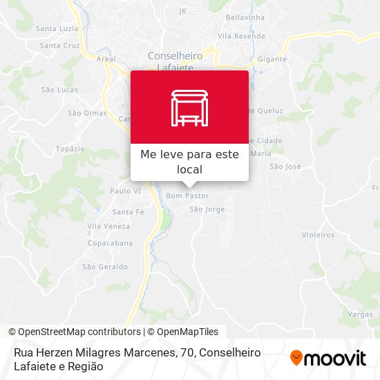 Rua Herzen Milagres Marcenes, 70 mapa