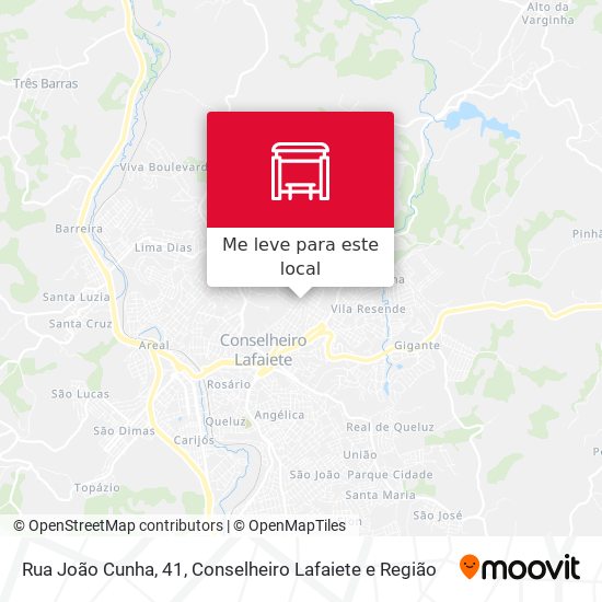 Rua João Cunha, 41 mapa