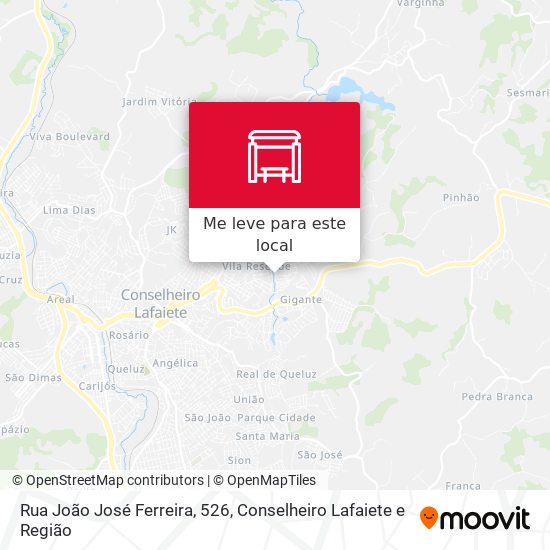 Rua João José Ferreira, 526 mapa