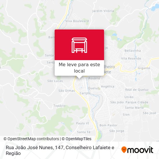 Rua João José Nunes, 147 mapa