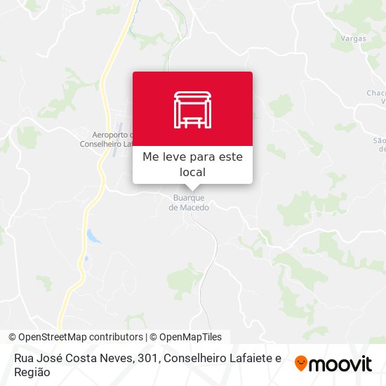 Rua José Costa Neves, 301 mapa