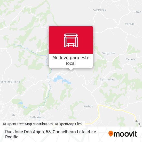 Rua José Dos Anjos, 58 mapa