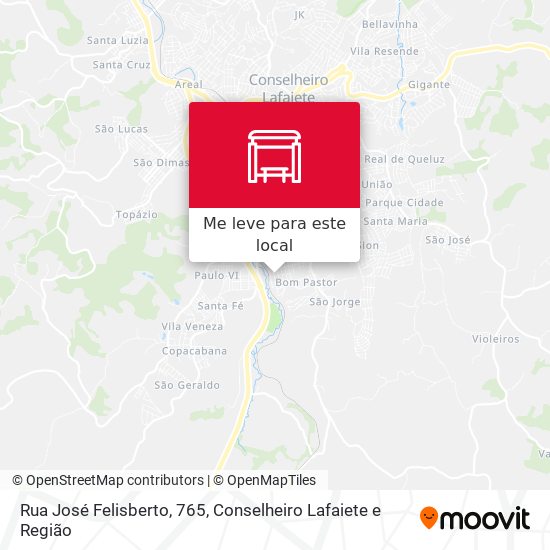 Rua José Felisberto, 765 mapa