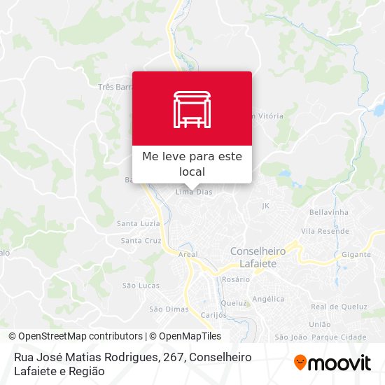 Rua José Matias Rodrigues, 267 mapa