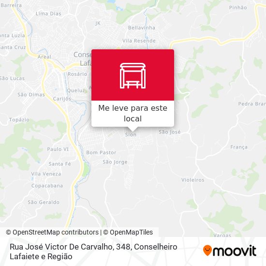 Rua José Victor De Carvalho, 348 mapa