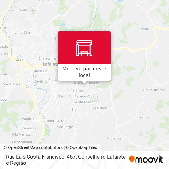 Rua Laís Costa Francisco, 467 mapa