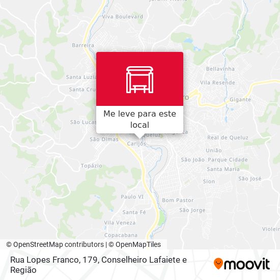 Rua Lopes Franco, 179 mapa