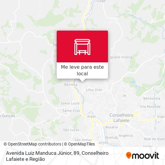 Avenida Luiz Manduca Júnior, 89 mapa