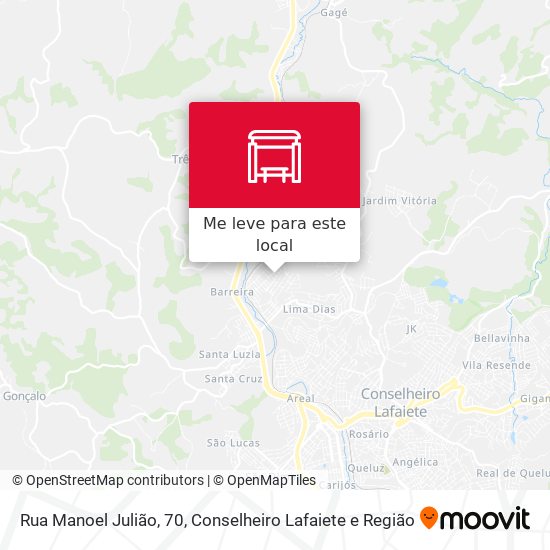 Rua Manoel Julião, 70 mapa