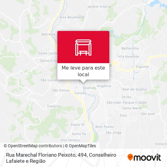 Rua Marechal Floriano Peixoto, 494 mapa