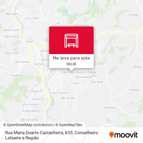 Rua Maria Duarte Castanheira, 635 mapa