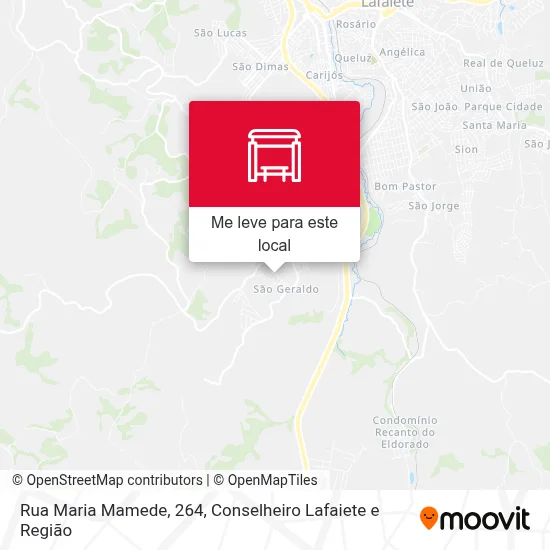 Rua Maria Mamede, 264 mapa