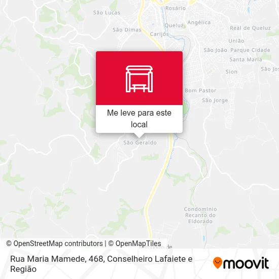 Rua Maria Mamede, 468 mapa