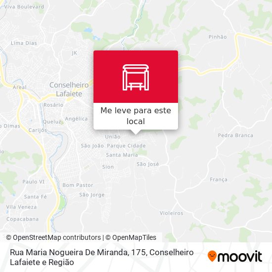 Rua Maria Nogueira De Miranda, 175 mapa