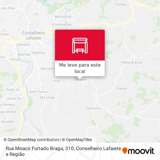 Rua Moacir Furtado Braga, 310 mapa