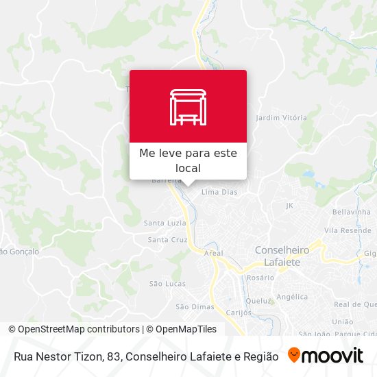 Rua Nestor Tizon, 83 mapa