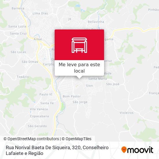 Rua Norival Baeta De Siqueira, 320 mapa