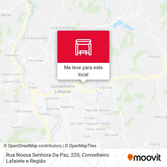 Rua Nossa Senhora Da Paz, 220 mapa
