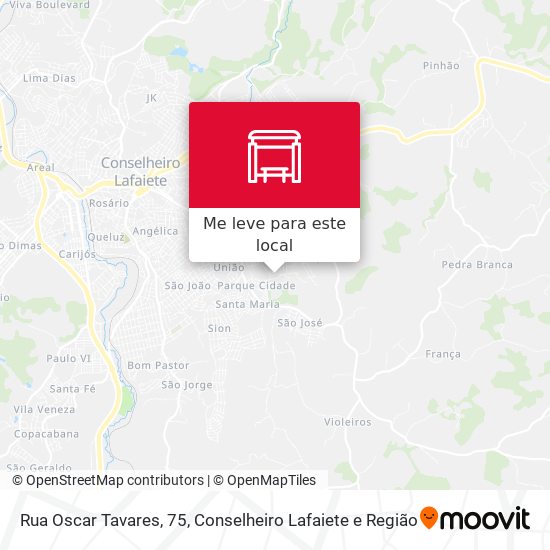 Rua Oscar Tavares, 75 mapa