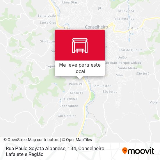 Rua Paulo Soyatá Albanese, 134 mapa