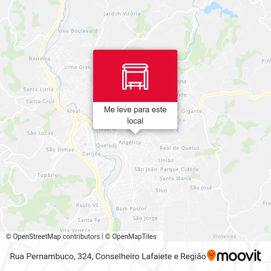 Rua Pernambuco, 324 mapa
