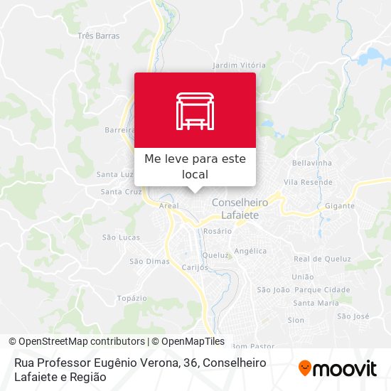 Rua Professor Eugênio Verona, 36 mapa