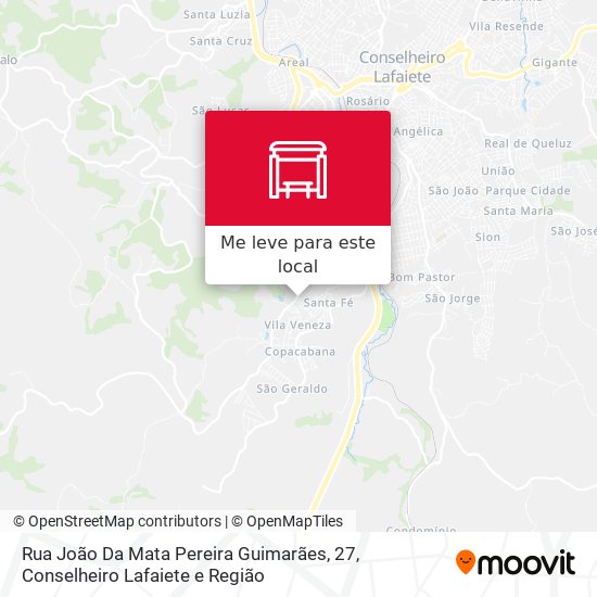 Rua João Da Mata Pereira Guimarães, 27 mapa