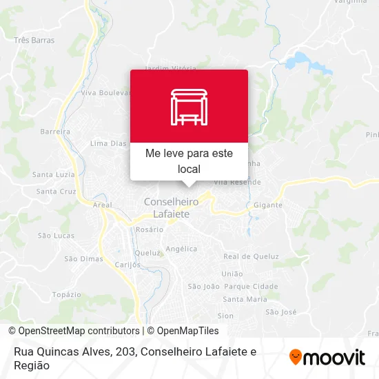 Rua Quincas Alves, 203 mapa