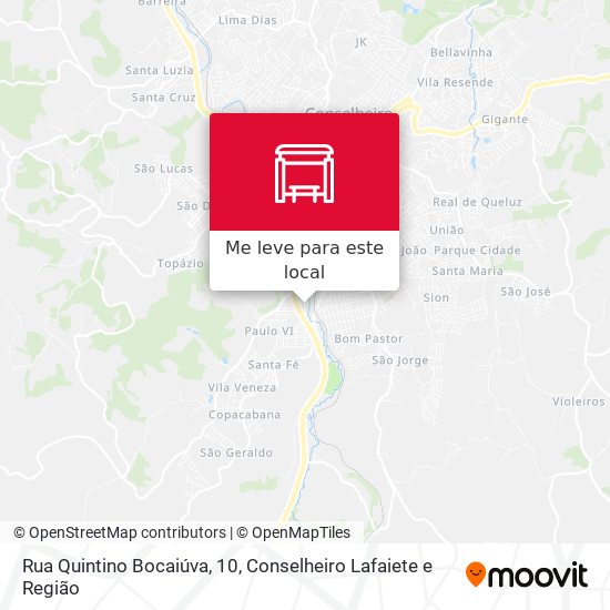 Rua Quintino Bocaiúva, 10 mapa
