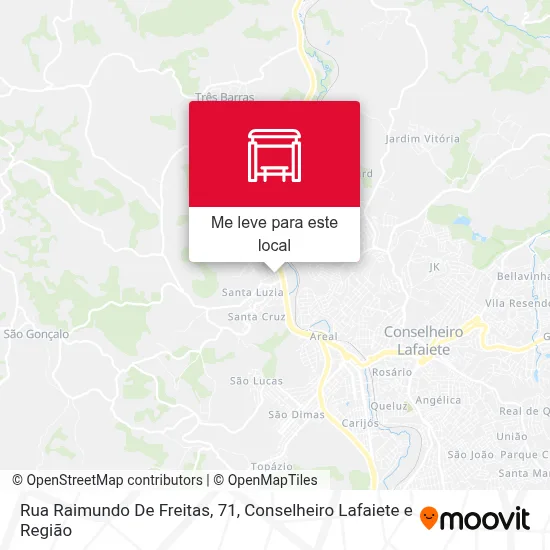 Rua Raimundo De Freitas, 71 mapa