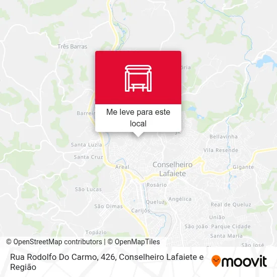 Rua Rodolfo Do Carmo, 426 mapa